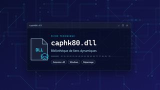 Visuel technique du fichier caphk80.dll, bibliothèque de liens dynamiques de Windows