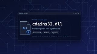 Visuel technique du fichier cdains32.dll, bibliothèque de liens dynamiques de Windows
