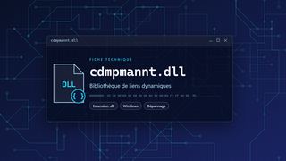 Visuel technique du fichier cdmpmannt.dll, bibliothèque de liens dynamiques de Windows