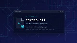 Visuel technique du fichier cdrdao.dll, bibliothèque de liens dynamiques de Windows