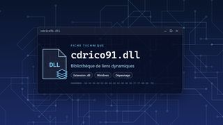 Visuel technique du fichier cdrico91.dll, bibliothèque de liens dynamiques de Windows