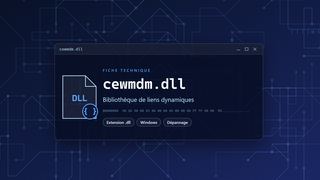 Visuel technique du fichier cewmdm.dll, bibliothèque de liens dynamiques de Windows