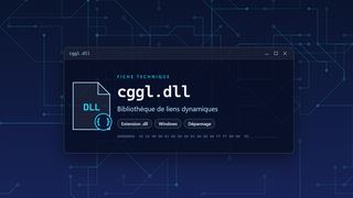 Visuel technique du fichier cggl.dll, bibliothèque de liens dynamiques de Windows