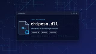 Visuel technique du fichier chipesn.dll, bibliothèque de liens dynamiques de Windows