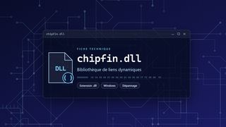 Visuel technique du fichier chipfin.dll, bibliothèque de liens dynamiques de Windows