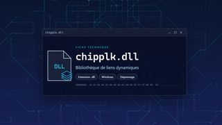 Visuel technique du fichier chipplk.dll, bibliothèque de liens dynamiques de Windows