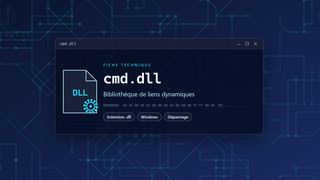 Visuel technique du fichier cmd.dll, bibliothèque de liens dynamiques de Windows