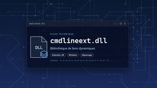 Visuel technique du fichier cmdlineext.dll, bibliothèque de liens dynamiques de Windows