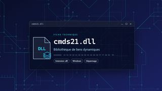 Visuel technique du fichier cmds21.dll, bibliothèque de liens dynamiques de Windows