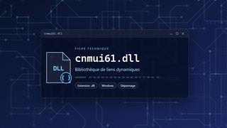 Visuel technique du fichier cnmui61.dll, bibliothèque de liens dynamiques de Windows