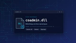 Visuel technique du fichier coadmin.dll, bibliothèque de liens dynamiques de Windows