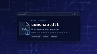Visuel technique du fichier comsnap.dll, bibliothèque de liens dynamiques de Windows