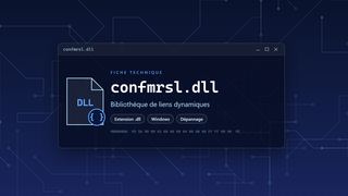 Visuel technique du fichier confmrsl.dll, bibliothèque de liens dynamiques de Windows