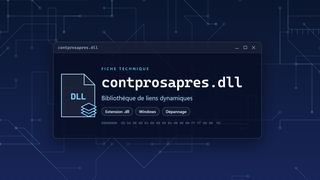 Visuel technique du fichier contprosapres.dll, bibliothèque de liens dynamiques de Windows