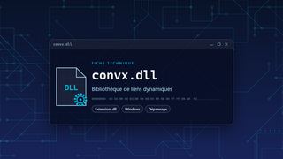 Visuel technique du fichier convx.dll, bibliothèque de liens dynamiques de Windows