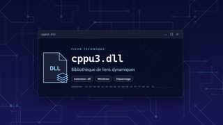 Visuel technique du fichier cppu3.dll, bibliothèque de liens dynamiques de Windows