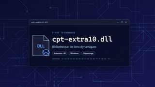 Visuel technique du fichier cpt-extra10.dll, bibliothèque de liens dynamiques de Windows