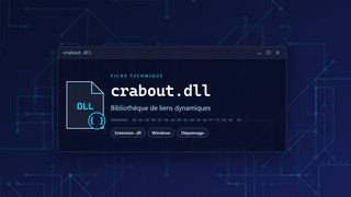 Visuel technique du fichier crabout.dll, bibliothèque de liens dynamiques de Windows