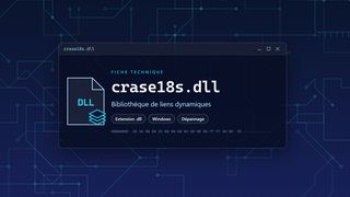 Visuel technique du fichier crase18s.dll, bibliothèque de liens dynamiques de Windows