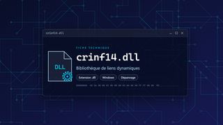 Visuel technique du fichier crinf14.dll, bibliothèque de liens dynamiques de Windows
