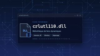 Visuel technique du fichier crlutl110.dll, bibliothèque de liens dynamiques de Windows