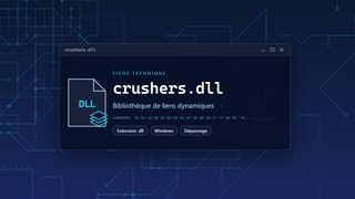 Visuel technique du fichier crushers.dll, bibliothèque de liens dynamiques de Windows