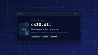 Visuel technique du fichier cs10.dll, bibliothèque de liens dynamiques de Windows