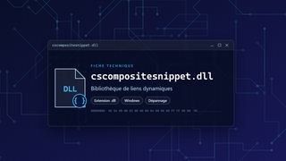 Visuel technique du fichier cscompositesnippet.dll, bibliothèque de liens dynamiques de Windows