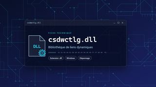 Visuel technique du fichier csdwctlg.dll, bibliothèque de liens dynamiques de Windows