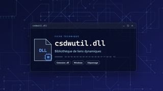 Visuel technique du fichier csdwutil.dll, bibliothèque de liens dynamiques de Windows