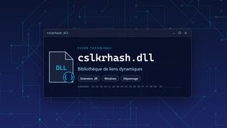 Visuel technique du fichier cslkrhash.dll, bibliothèque de liens dynamiques de Windows