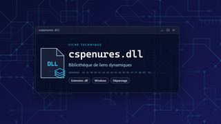 Visuel technique du fichier cspenures.dll, bibliothèque de liens dynamiques de Windows