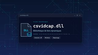Visuel technique du fichier csvidcap.dll, bibliothèque de liens dynamiques de Windows