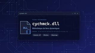 Visuel technique du fichier cychmck.dll, bibliothèque de liens dynamiques de Windows