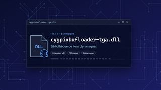 Visuel technique du fichier cygpixbufloader-tga.dll, bibliothèque de liens dynamiques de Windows