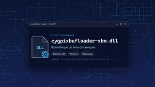 Visuel technique du fichier cygpixbufloader-xbm.dll, bibliothèque de liens dynamiques de Windows