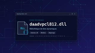 Visuel technique du fichier daadvpcl812.dll, bibliothèque de liens dynamiques de Windows