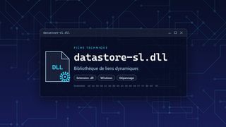 Visuel technique du fichier datastore-sl.dll, bibliothèque de liens dynamiques de Windows