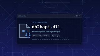 Visuel technique du fichier db2hapi.dll, bibliothèque de liens dynamiques de Windows