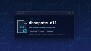 Visuel technique du fichier dbnmpntw.dll, bibliothèque de liens dynamiques de Windows
