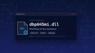 Visuel technique du fichier dbp645mi.dll, bibliothèque de liens dynamiques de Windows