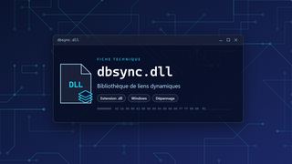 Visuel technique du fichier dbsync.dll, bibliothèque de liens dynamiques de Windows