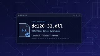 Visuel technique du fichier dc120-32.dll, bibliothèque de liens dynamiques de Windows