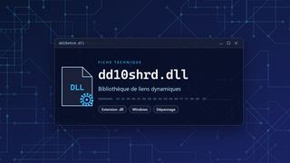 Visuel technique du fichier dd10shrd.dll, bibliothèque de liens dynamiques de Windows