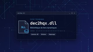 Visuel technique du fichier dec2hqx.dll, bibliothèque de liens dynamiques de Windows