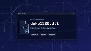 Visuel technique du fichier deko1280.dll, bibliothèque de liens dynamiques de Windows
