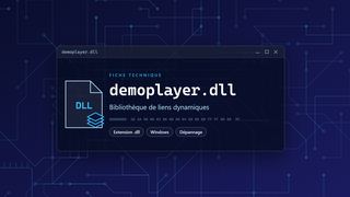 Visuel technique du fichier demoplayer.dll, bibliothèque de liens dynamiques de Windows