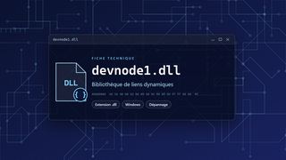 Visuel technique du fichier devnode1.dll, bibliothèque de liens dynamiques de Windows