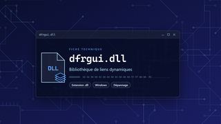 Visuel technique du fichier dfrgui.dll, bibliothèque de liens dynamiques de Windows