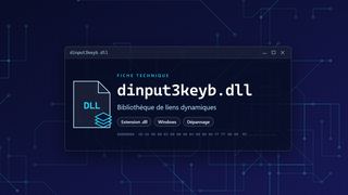 Visuel technique du fichier dinput3keyb.dll, bibliothèque de liens dynamiques de Windows